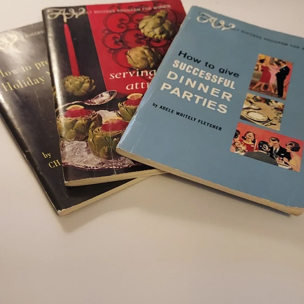 Amy Vanderbilt Vintage Cookbooks Set of 3